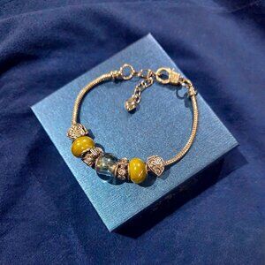 Snake Chain Bead Bracelet